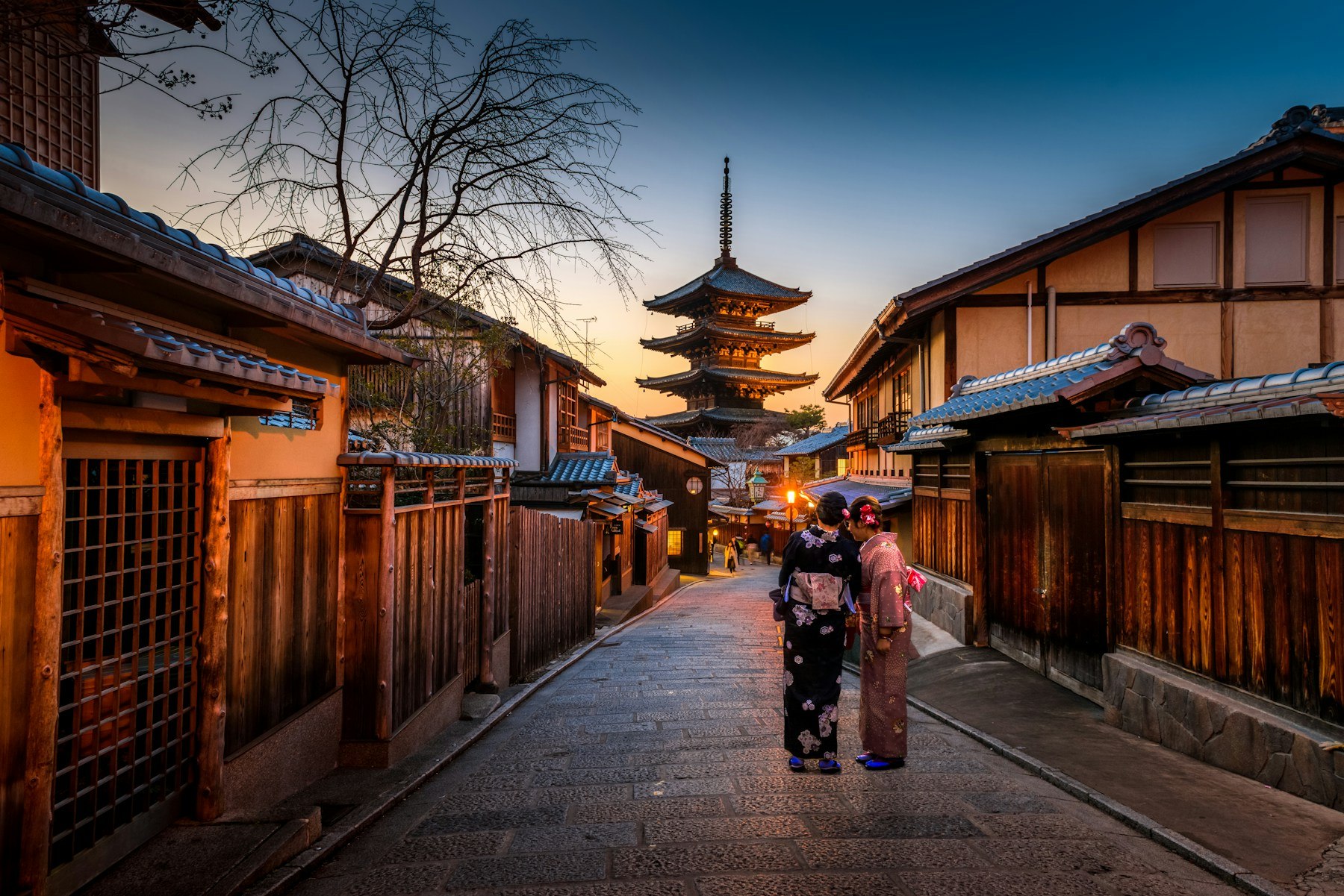 Yasaka Pagoda street in Kyoto