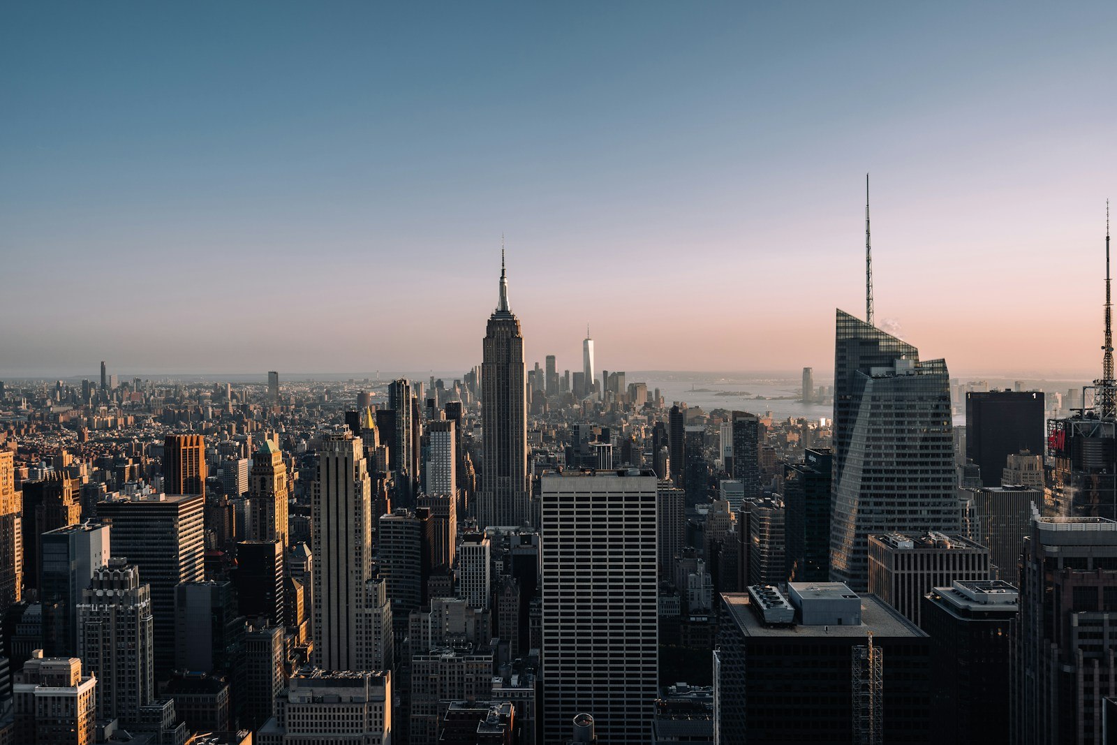 Manhattan skyline in New York